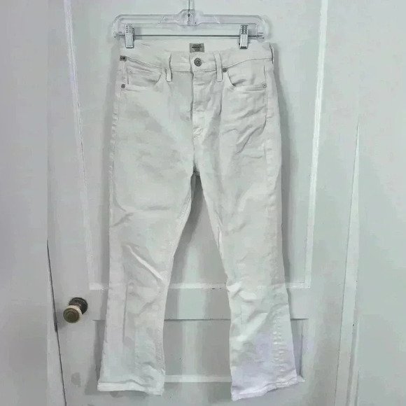 CITIZENS OF HUMANITY -
DEMY CROPPED FLARE JEANS -
UNVEIL/WHITE Size 27 - Picture 1 of 6